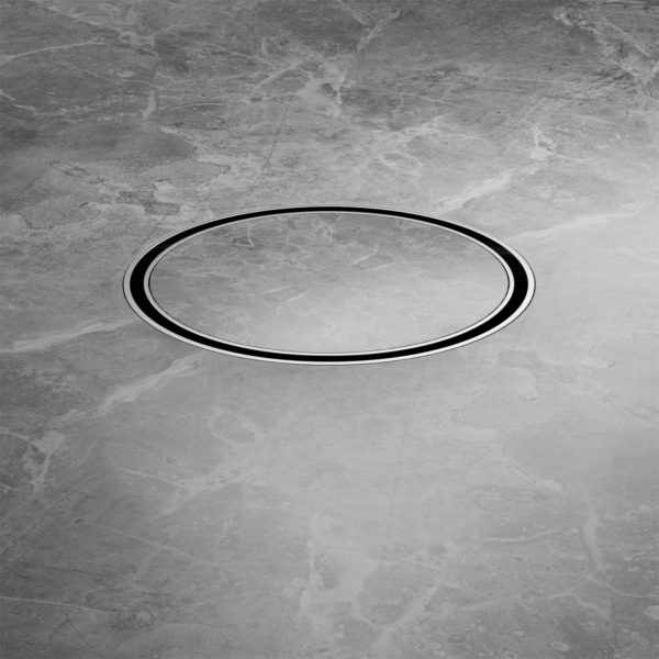 Nero 130MM Round Tile Insert Floor Waste 100MM Outlet