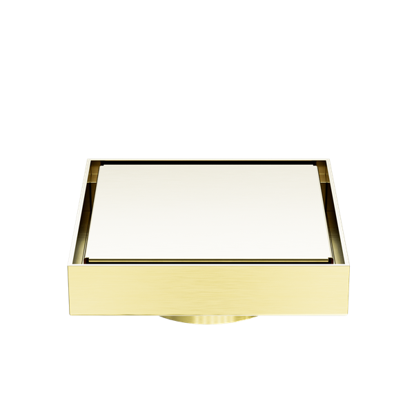 Nero 100mm Square Tile Insert Floor Waste 80mm Outlet