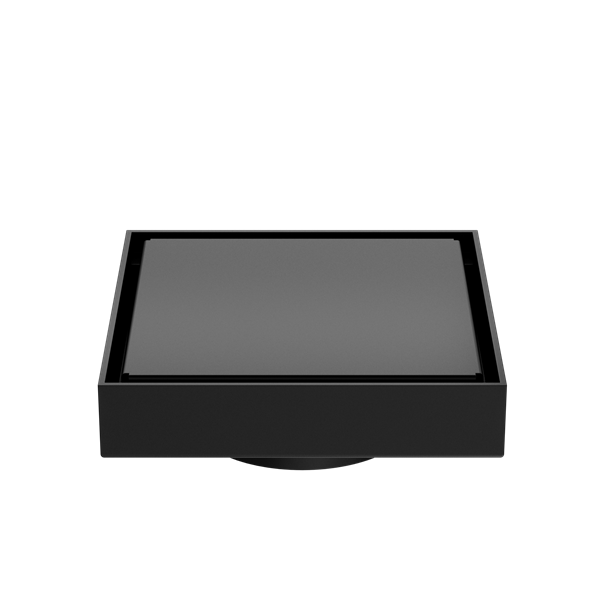 Nero 130MM Square Tile Insert Floor Waste 80MM Outlet