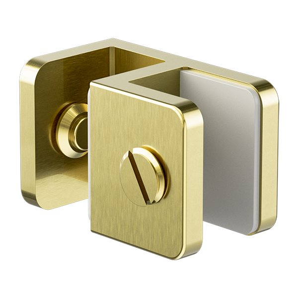 Nero Over-Panel Glass To Glass Fitting 10mm Glass