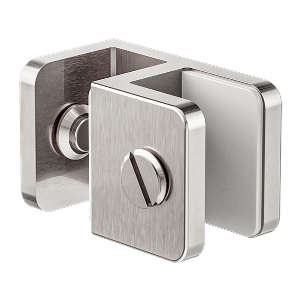 Nero Over-Panel Glass To Glass Fitting 10mm Glass