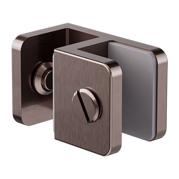 Nero Over-Panel Glass To Glass Fitting 10mm Glass