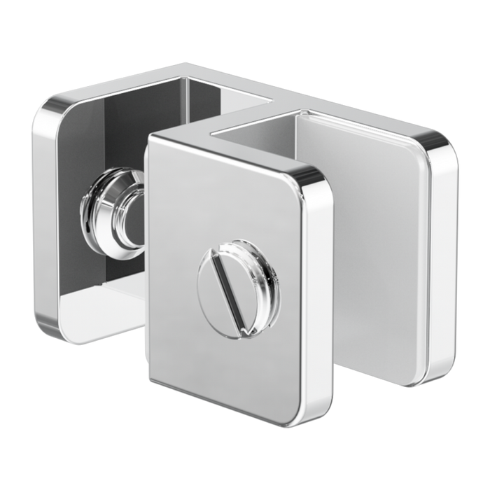 Nero Over-Panel Glass To Glass Fitting 10mm Glass