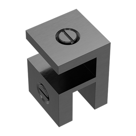 Nero Over-Panel Glass to Glass Fitting 10mm Glass