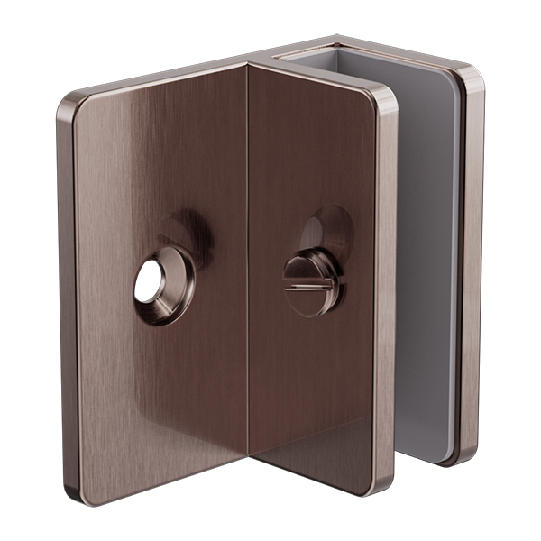 Nero Shower F Bracket 10mm Glass