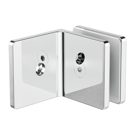 Nero 90 Degree Glass To Wall Bracket 10mm Glass