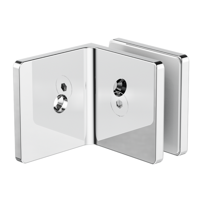 Nero 90 Degree Glass To Wall Bracket 10mm Glass