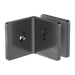 Nero 90 Degree Glass To Wall Bracket 10mm Glass