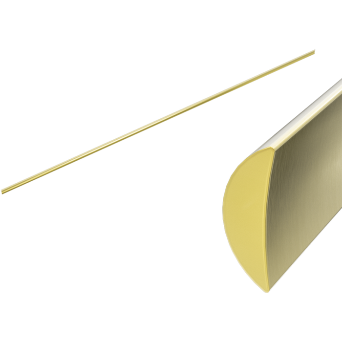 Nero Half Round Water Seal Rail 750mm