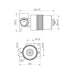 Nero Premium 35mm Universal Shower Mixer Handle Up Body Only