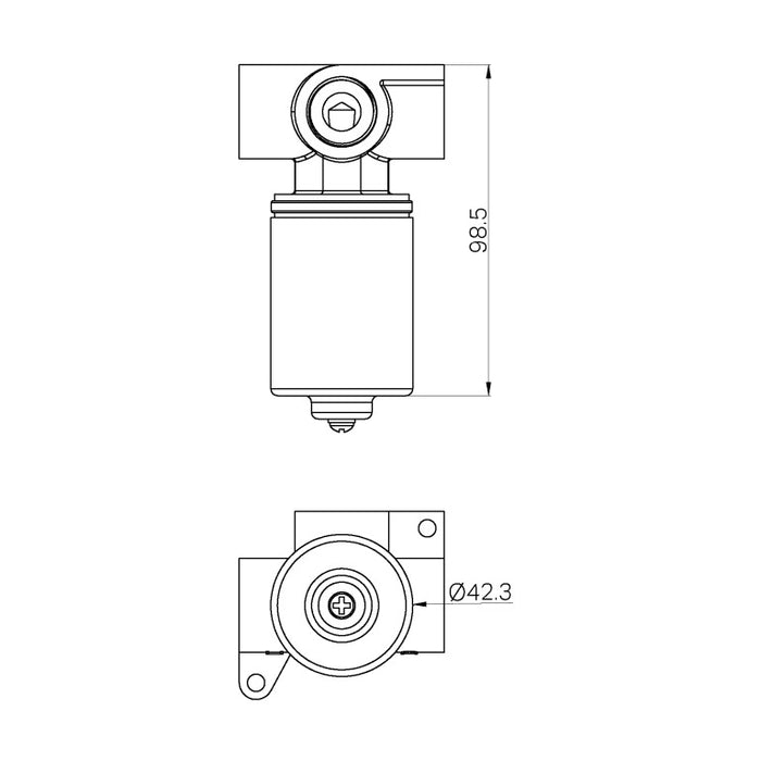 Nero SS316L Progressive Universal Shower Mixer Body