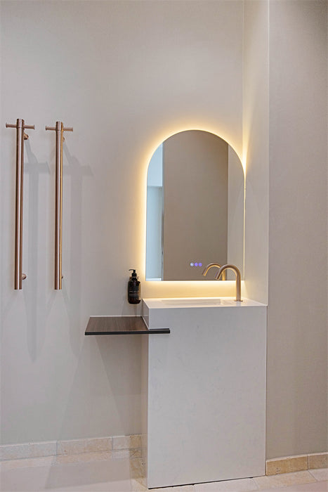 Nero Heated Vertical Towel Rail