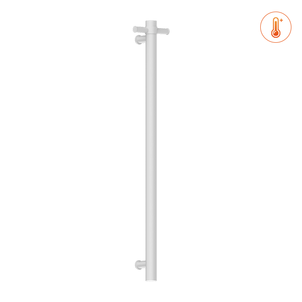 Nero Heated Vertical Towel Rail