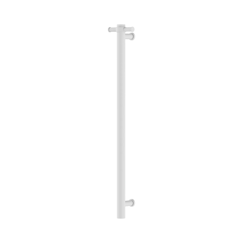 Nero Non-Heated Vertical Towel Rail 900mm Matte White