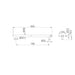 Nero Non-Heated Vertical Towel Rail 900mm Matte White