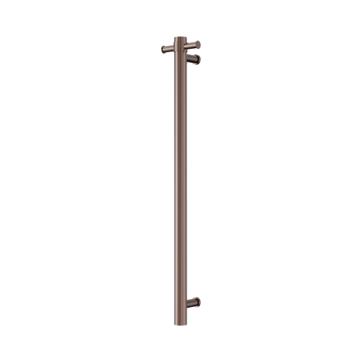 Nero Mecca 240V Single Vertical Heated Towel Rail