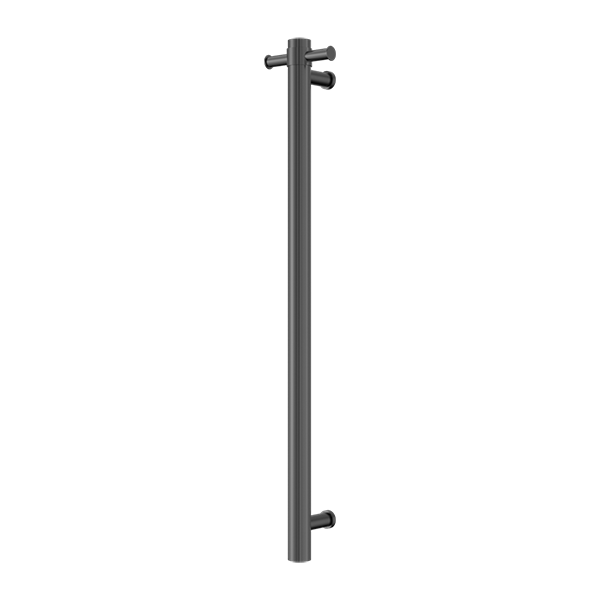 Nero Mecca 240V Single Vertical Heated Towel Rail