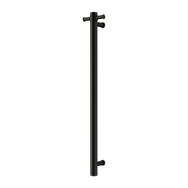 Nero Mecca 240V Single Vertical Heated Towel Rail