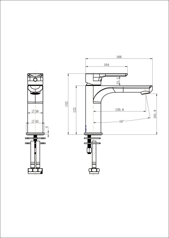 Modern National Nova Basin Mixer