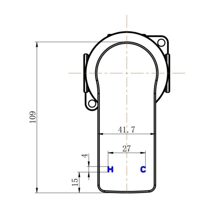 Modern National Nova Shower Mixer Trim Kit (Requires body)