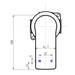 Modern National Nova Shower Mixer Trim Kit (Requires body)