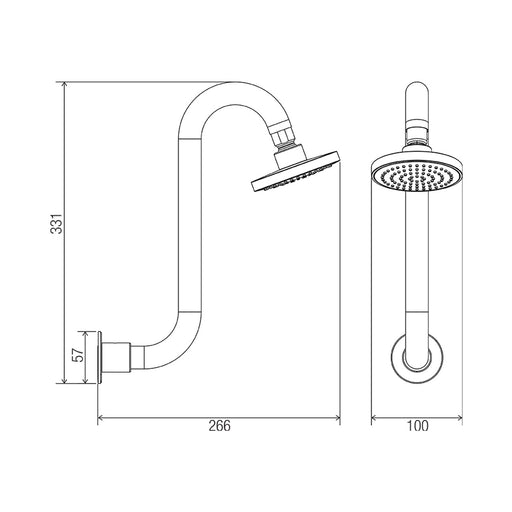 Conserv Streamjet™ Swan Neck Rising Arm