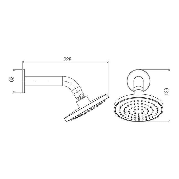 Conserv Streamjet™ XL Downswept Fixed Arm