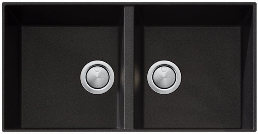 Oliveri Santorini Double Bowl Undermount Sink Without Overflow