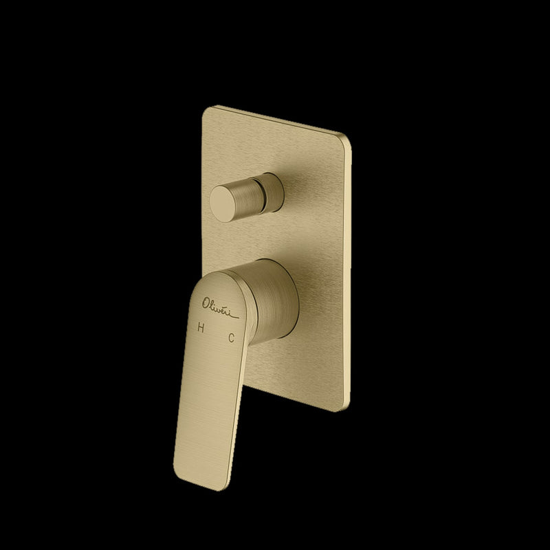 Oliveri Paris Wall Mixer With Diverter