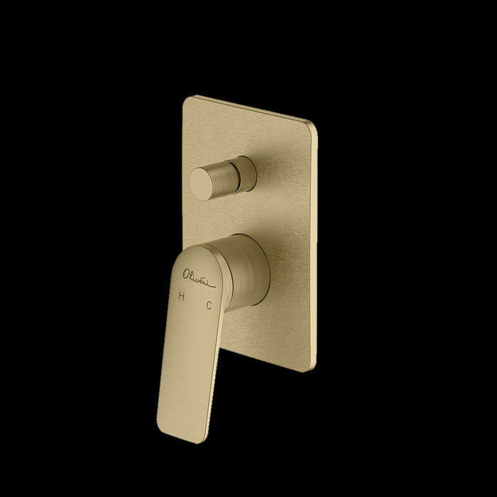 Oliveri Paris Wall Mixer With Diverter