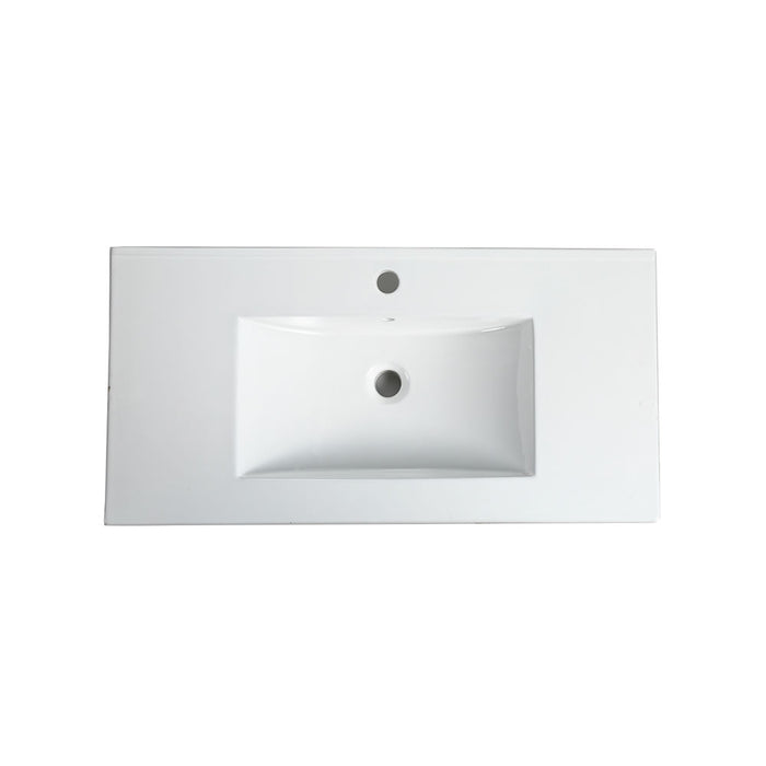 Naga Vanity Ceramic Basin Single 1TH 900mm