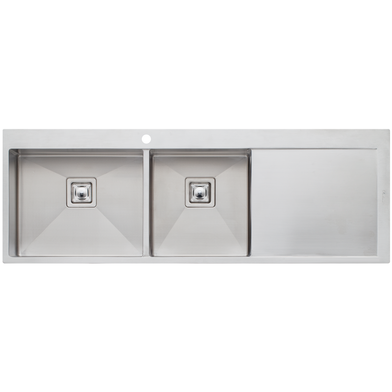 Oliveri Professional Series 1 & 3/4 Bowl Topmount Sink with Drainer L+ ACP141