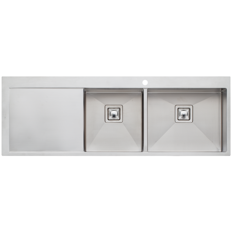 Oliveri Professional Series 1 & 3/4 Bowl Topmount Sink with Drainer L+ ACP141