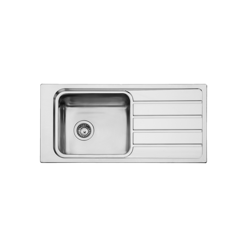 Oliveri Puro Single Bowl Dr Care Rev No Tap Hole