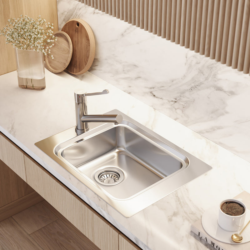 Oliveri Puro Single Bowl Care Rev No Tap Hole