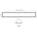 Phoenix Flat Channel Drain TI 75 x 750mm Outlet 45mm