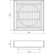 Phoenix Point Drain HG 100mm Outlet 76mm