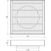 Phoenix Point Drain HG 130mm Outlet 90mm