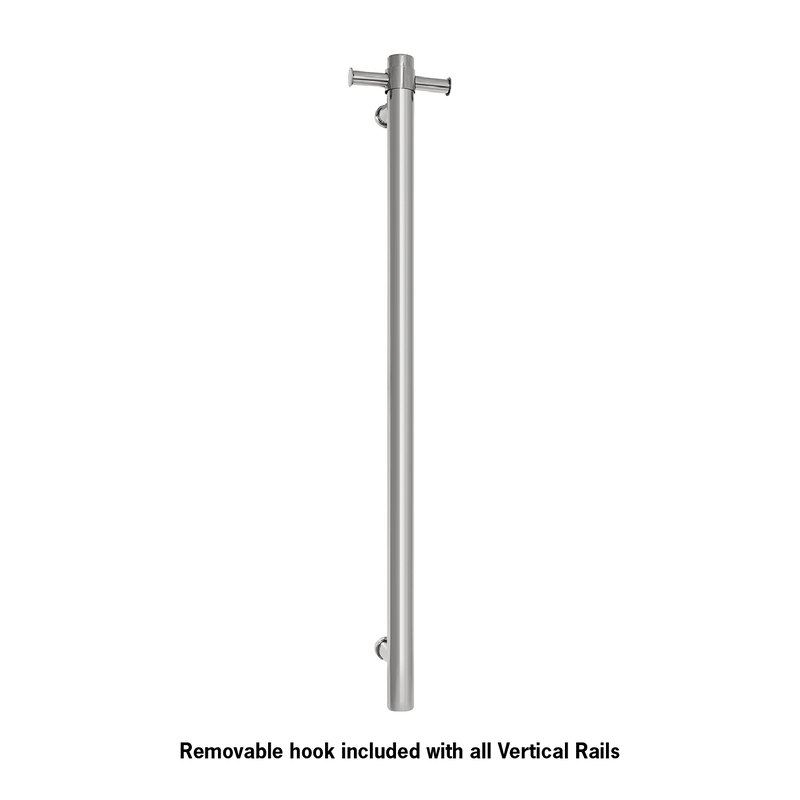 Thermorail Straight/Round 12Volt Vertical Bar 900x142x100mm With Optional Hook