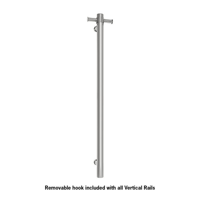 Thermorail Straight/Round 12Volt Vertical Bar 900x142x100mm With Optional Hook