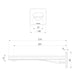 Phoenix Radii Wall Bath Outlet 200mm