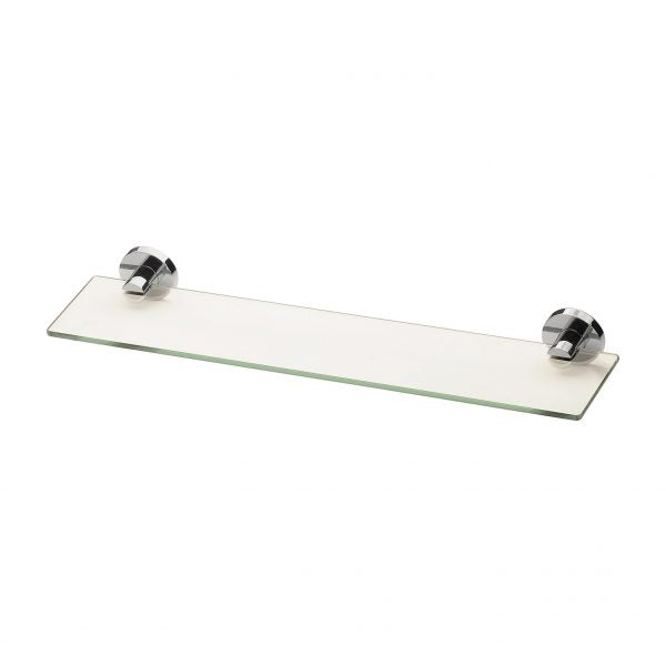 Phoenix Radii Glass Shelf Round Plate CHR