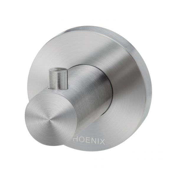 Phoenix Radii SS 316 Robe Hook Round Plate SS