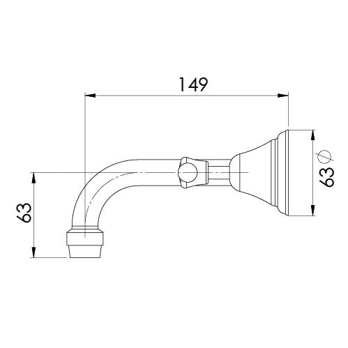 Phoenix Rhapsody Lever Bath Set CHR