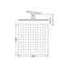 Nero 300MM Square Shower Head