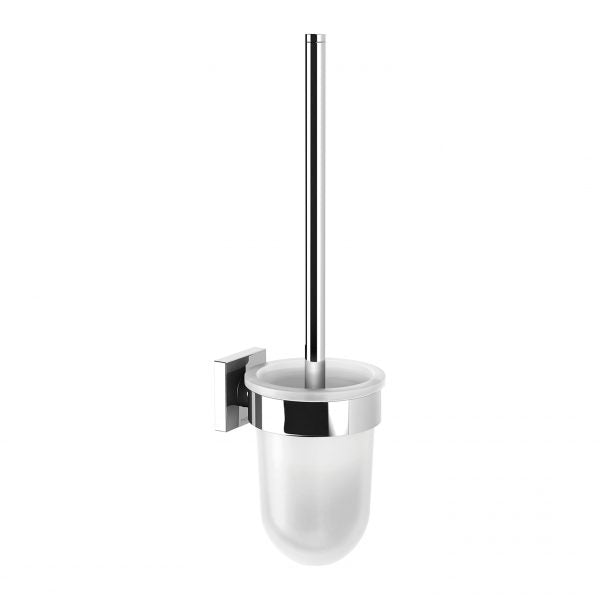 Phoenix Radii Toilet Brush & Holder Square CHR