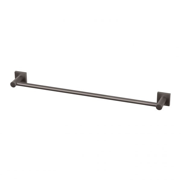 Phoenix Radii Single Towel Rail Square Plate