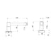 Phoenix Radii SS 316 Toilet Roll Holder Square Plate