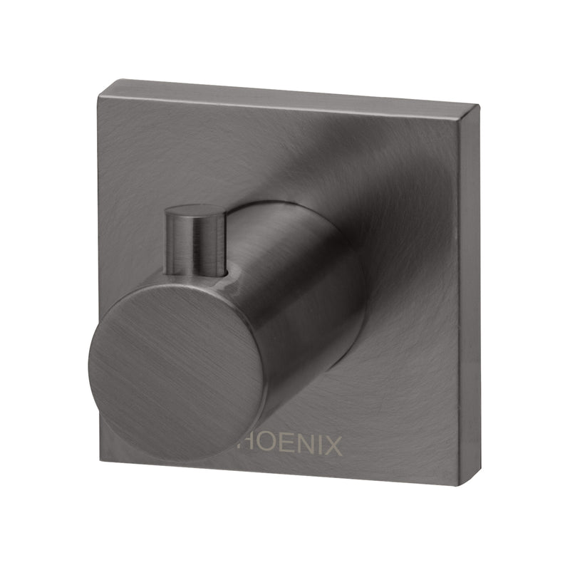 Phoenix Radii Robe Hook Square Plate