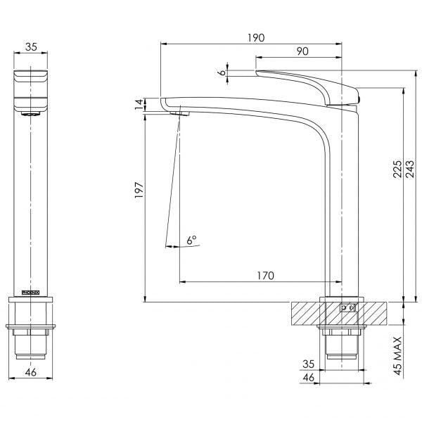 Phoenix Rush Sink Mixer